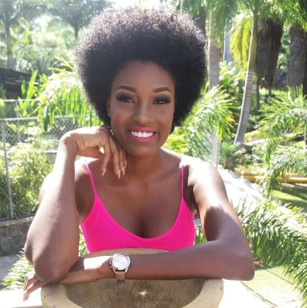 Miss Jamaica Davina Bennett Launches #AfroFriday Movement To Celebrate Other Natural Hair Beauties
